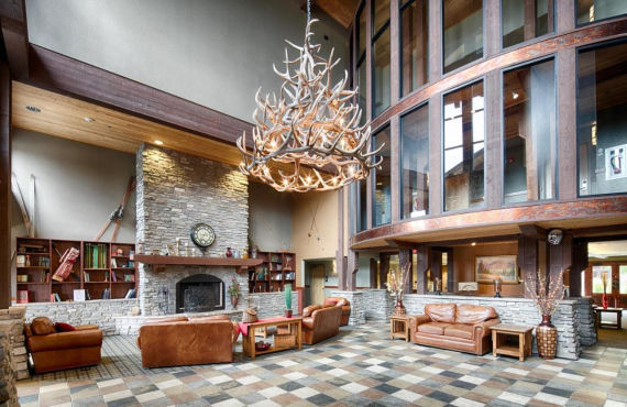 Le lobby du Red Lion Hotel, Kalispell