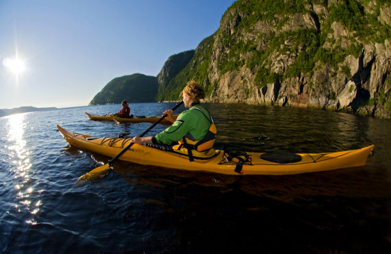 Kayak de mer sur le Fjord du Saguenay, Baie Éternité