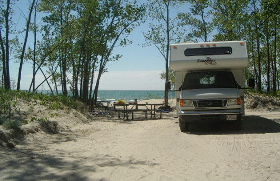 Camping Sandbanks, Ontario, Canada (Ontario Parks)