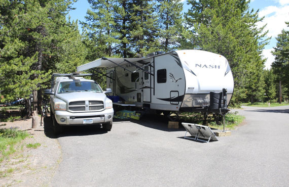 Camping Bridge Bay, Yellowstone