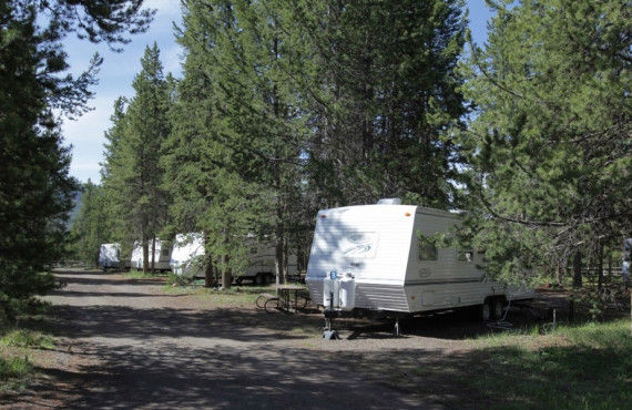 Camping Colter Bay RV Park, Moran, WY