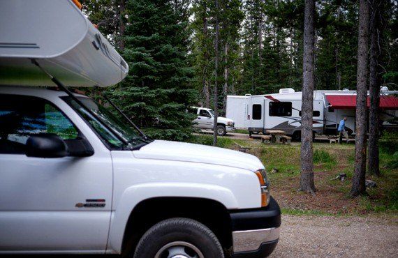 Camping du Lac Louise - Camping-car