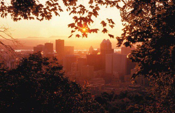 Downtown Montreal, view from Mount-Royal (Tourisme Montreal)