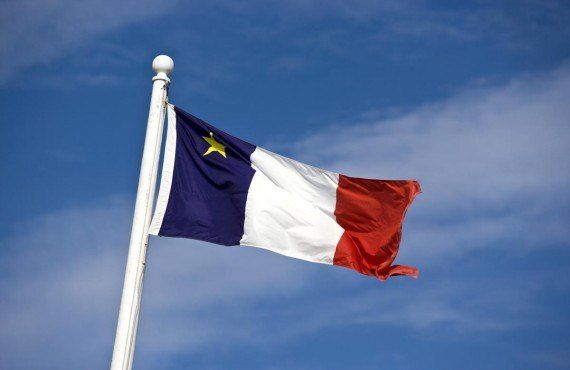 Acadian flag (iStockPhoto, Pgiam)