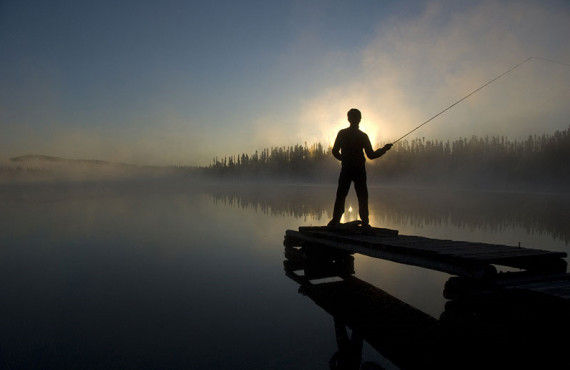 Pêche au lever du soleil