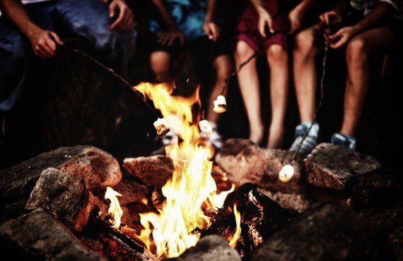 Around the campfire, Oka Park (iStockPhoto, MrsVega)