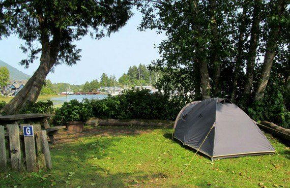 Camping Ucluelet - Tente