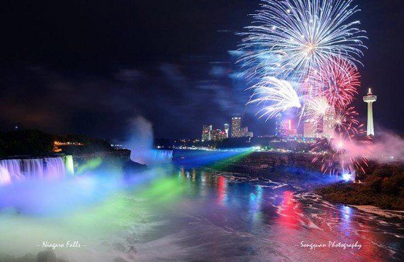 Niagara Falls light effects (Niagara Falls Tourism)