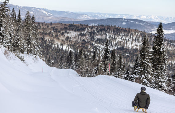 Paysage hiver Massif de Charlevoix