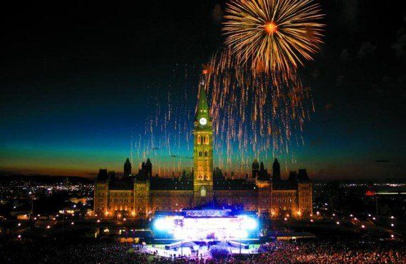 Celebrating Canada Day on July 1st (Tourisme Ottawa)