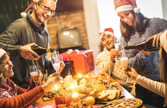 Dîner convivial au Chalet Traiteur chalet Québec
