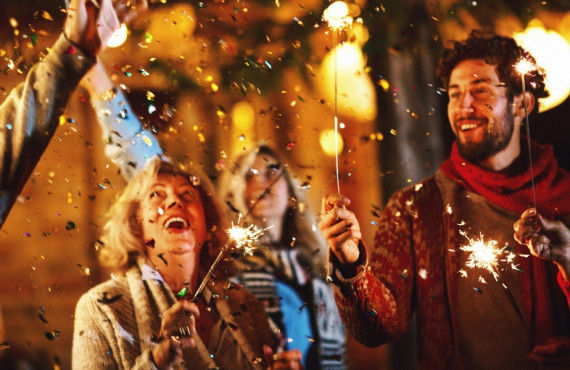 Célébration du réveillon du jour de l'an Réveillon du nouvel an au Québec