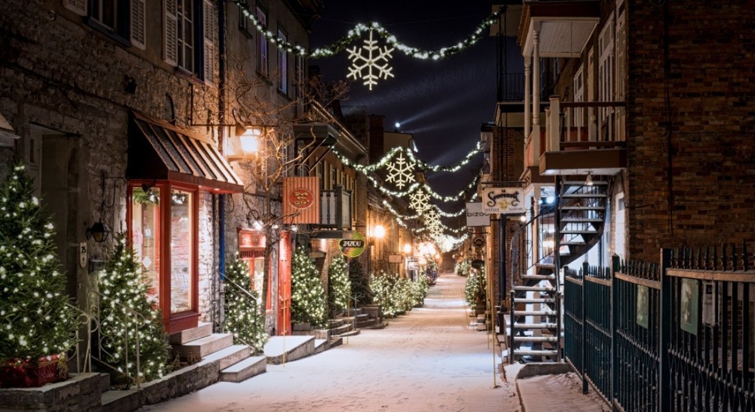 Vieux-Québec à Noël
