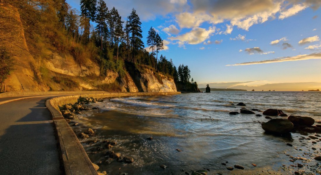 Promenade au parc Stanley de Vancouver