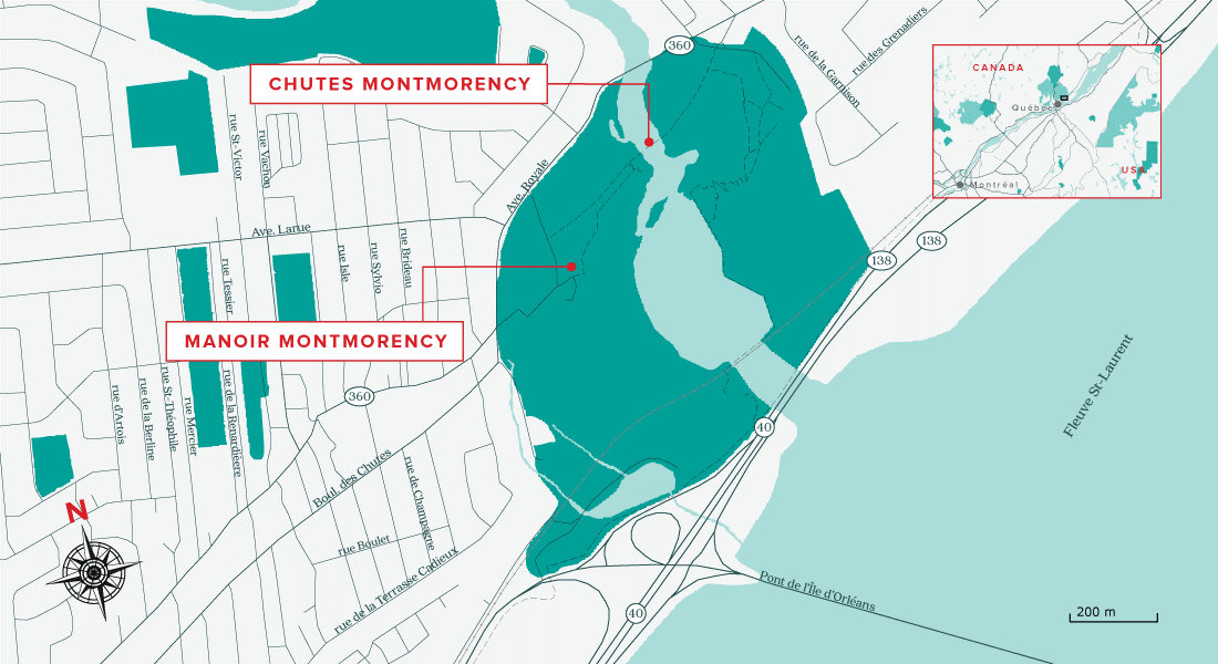 Carte 2 jours à Québec Chute Montmorency