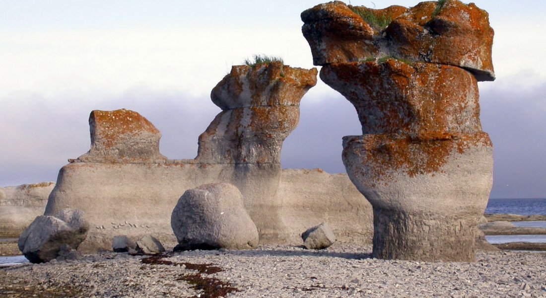 Formations rocheuses de l'Archipel de Mingan