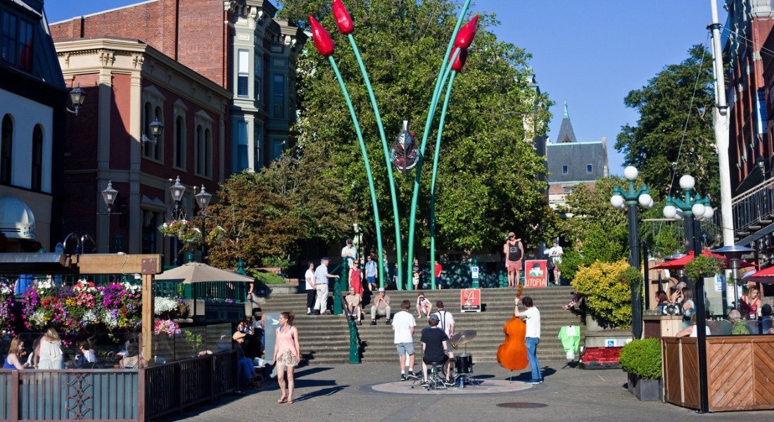 Vue sur Bastion Square