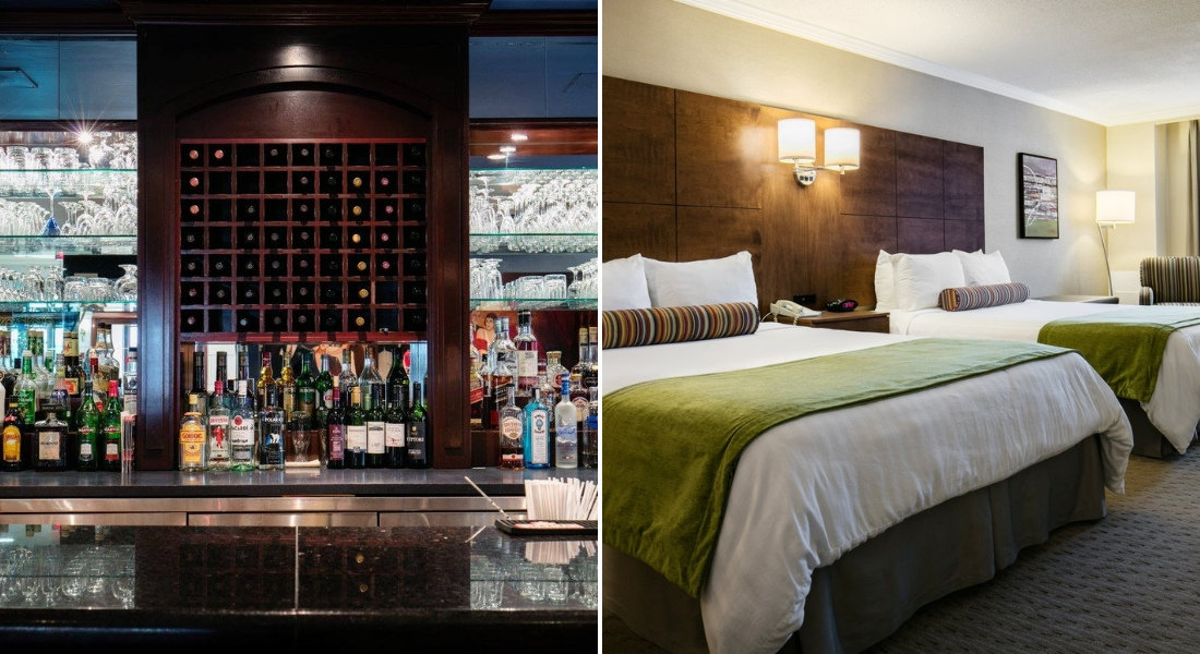 Best Western Ville-Marie Montreal: comfort and friendliness in the city center. Warm bar with a selection of wines and spirits and spacious room at Best Western Ville-Marie in Montreal.