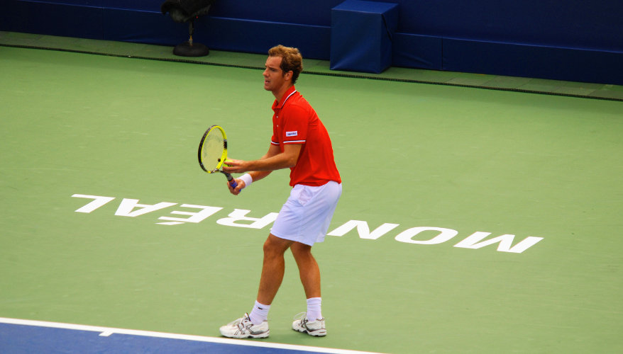 The National Bank Open A men's tennis match taking place in Montreal
