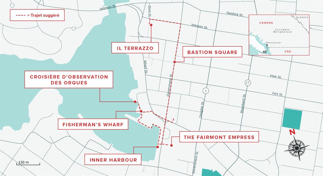 Carte 24 heures à Victoria - PM