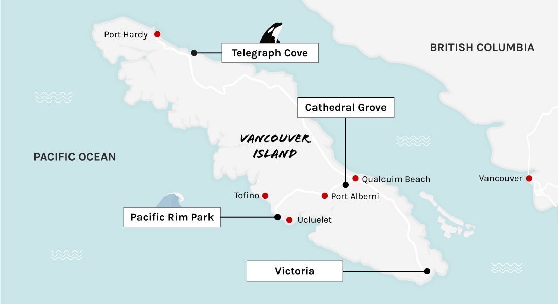 vancouver island map