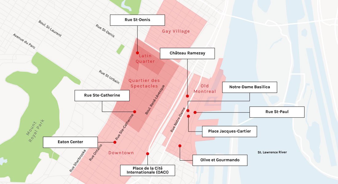 old port montreal map