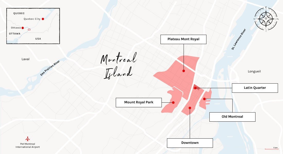 map montreal neighborhoodss