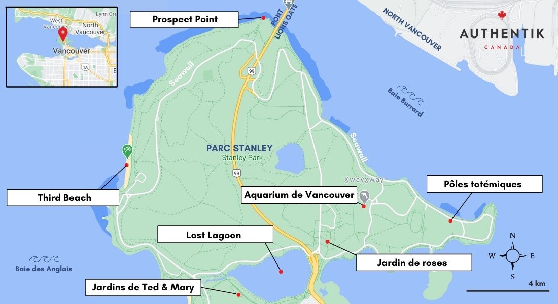 Stanley Park carte