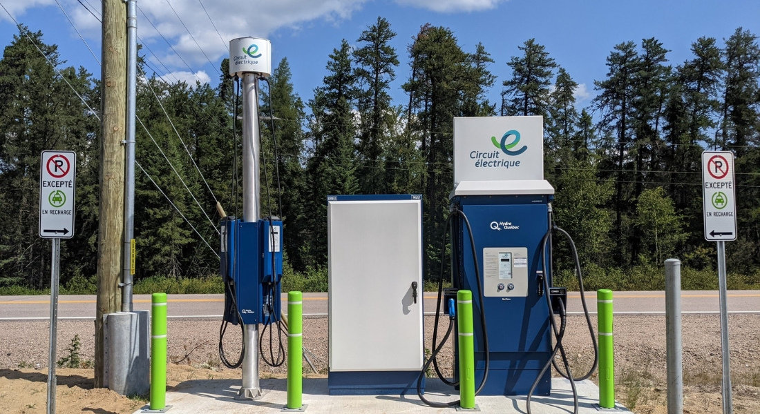 Bornes de recharge voitures électriques Canada