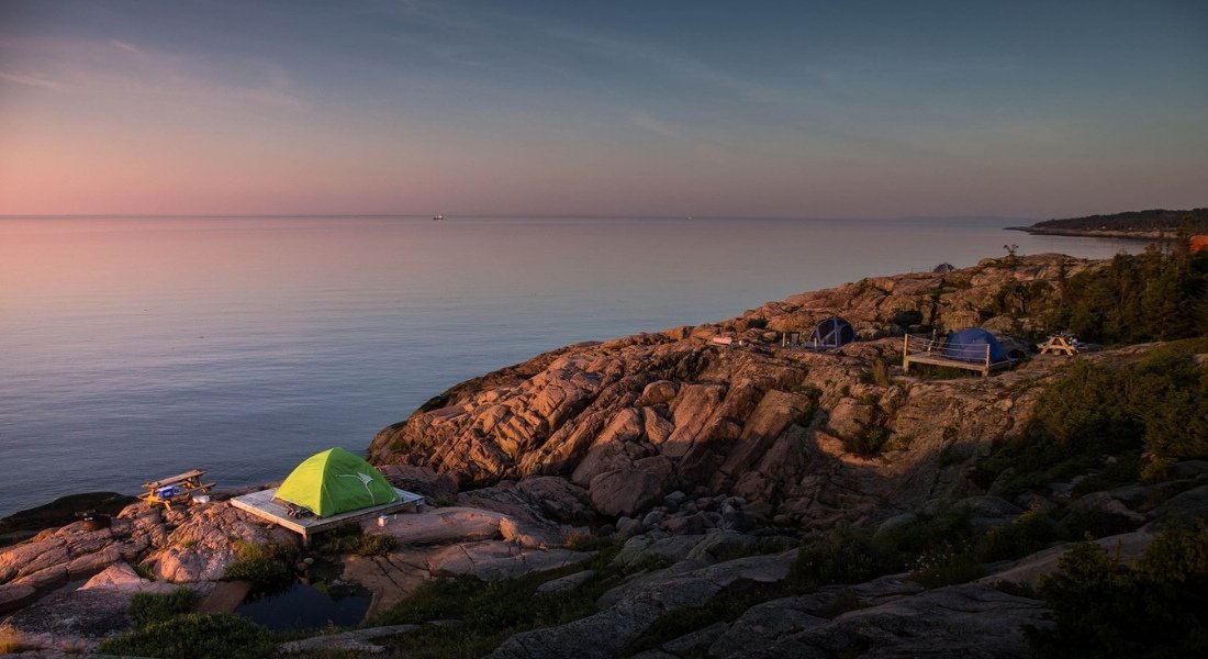 canot camping quebec