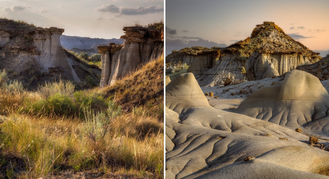 Dinosaur Provincial Park Badlands in Dinosaur Provincial Park