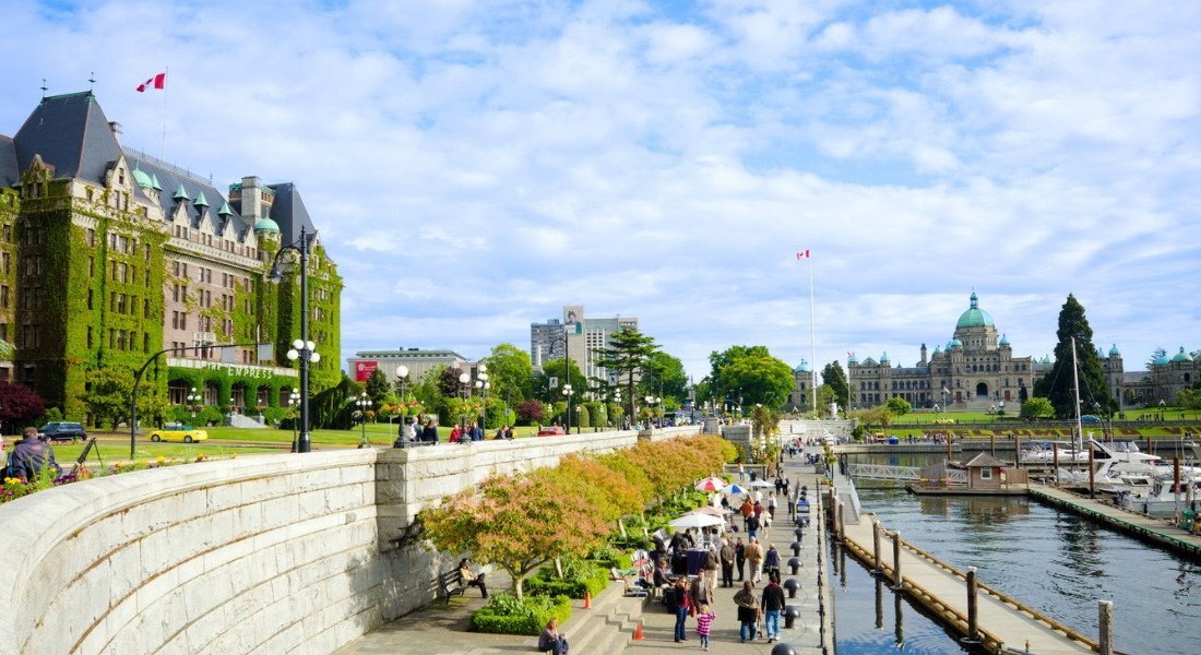 Le Fairmont Empress et le Inner Harbour
