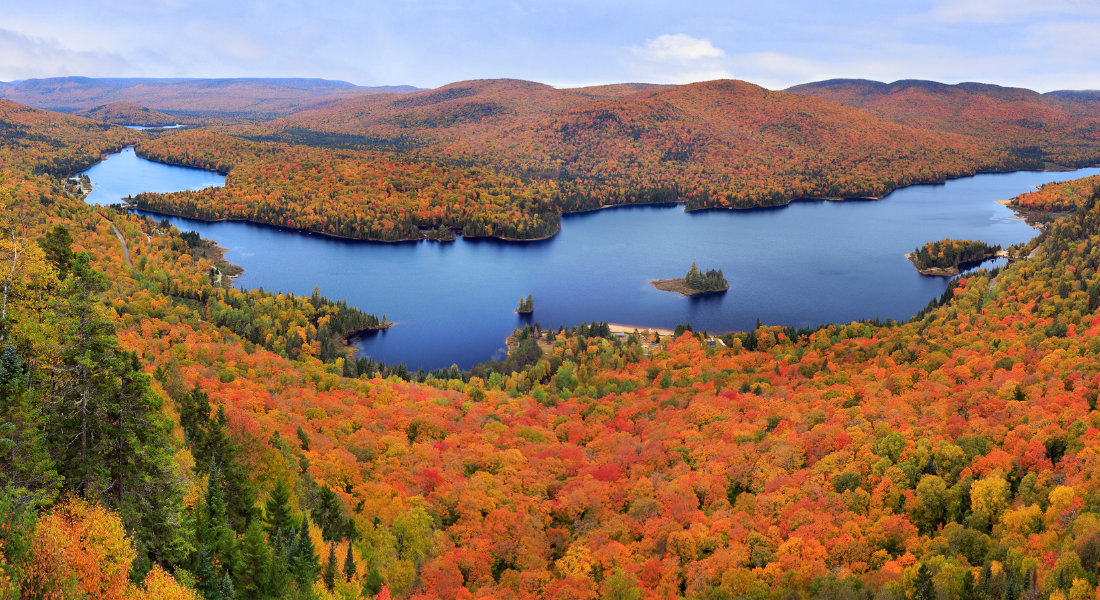 Indian Summer at Mont Tremblant National Park Mont Tremblant National Park in autumn