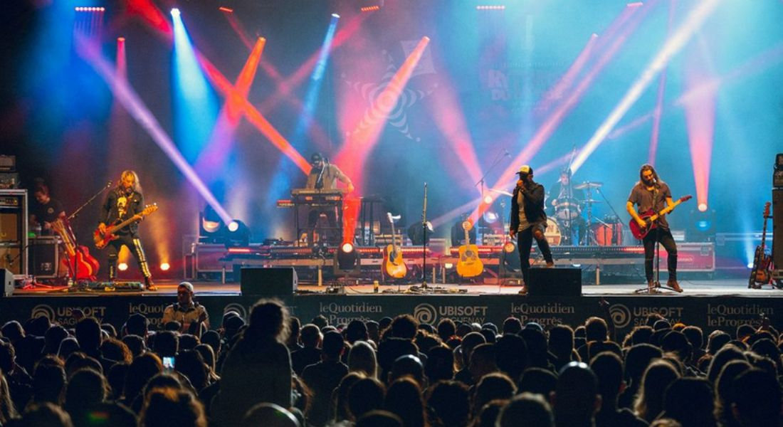 Concert live au Festival International des Rythmes du Monde