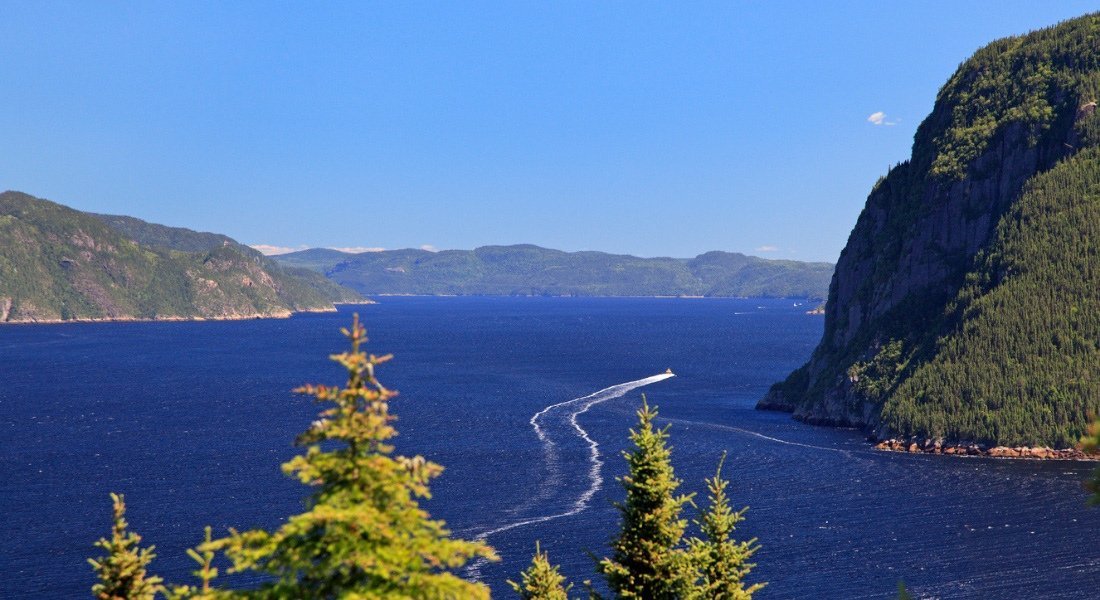 Vue sur le Fjord du Saguenay