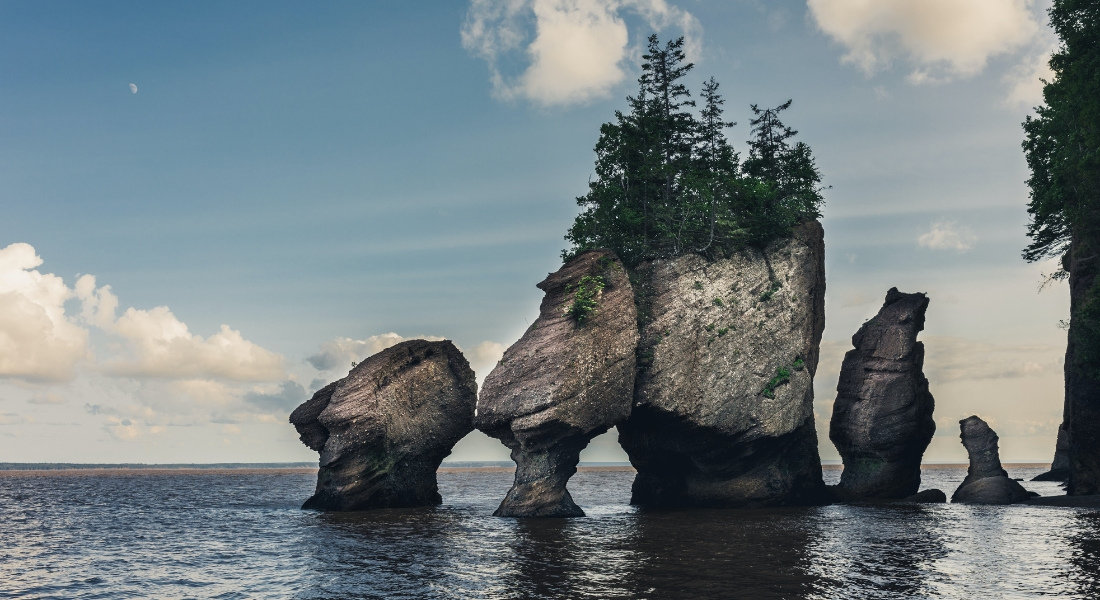 Hopewell Rocks Exceptional rock formations of Hopewell Rocks