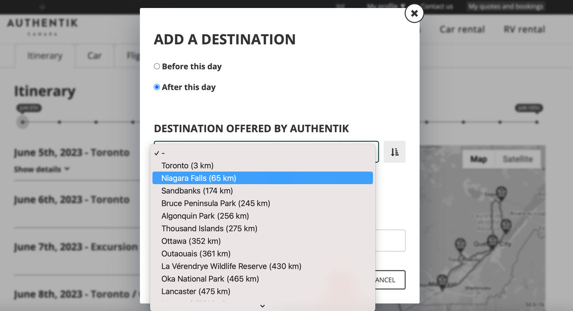 How to plan a canada road trip
