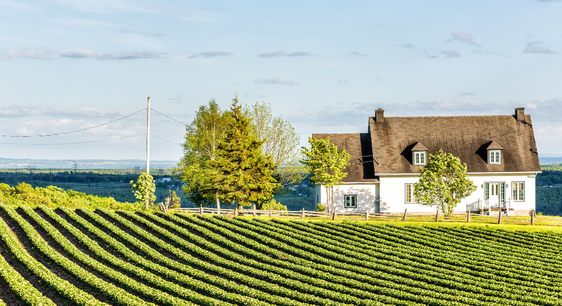Typical landscape, île d'Orléans visiting l ile d'orleans quebec