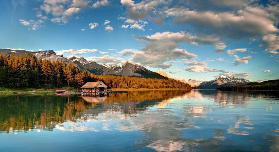 Lac Maligne, Parc National Jasper Maligne Lake Jasper