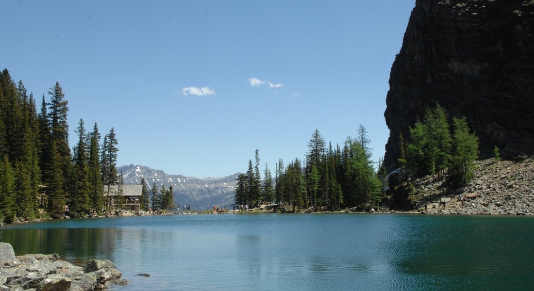 randonnée famille lac louise