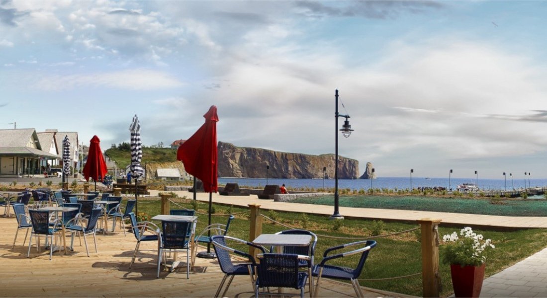 Terrasse du restaurant La Maison du Pêcheur