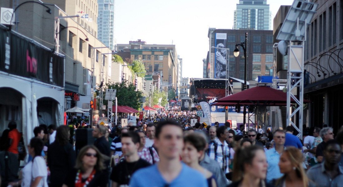 Quartier des spectacles à Montréal