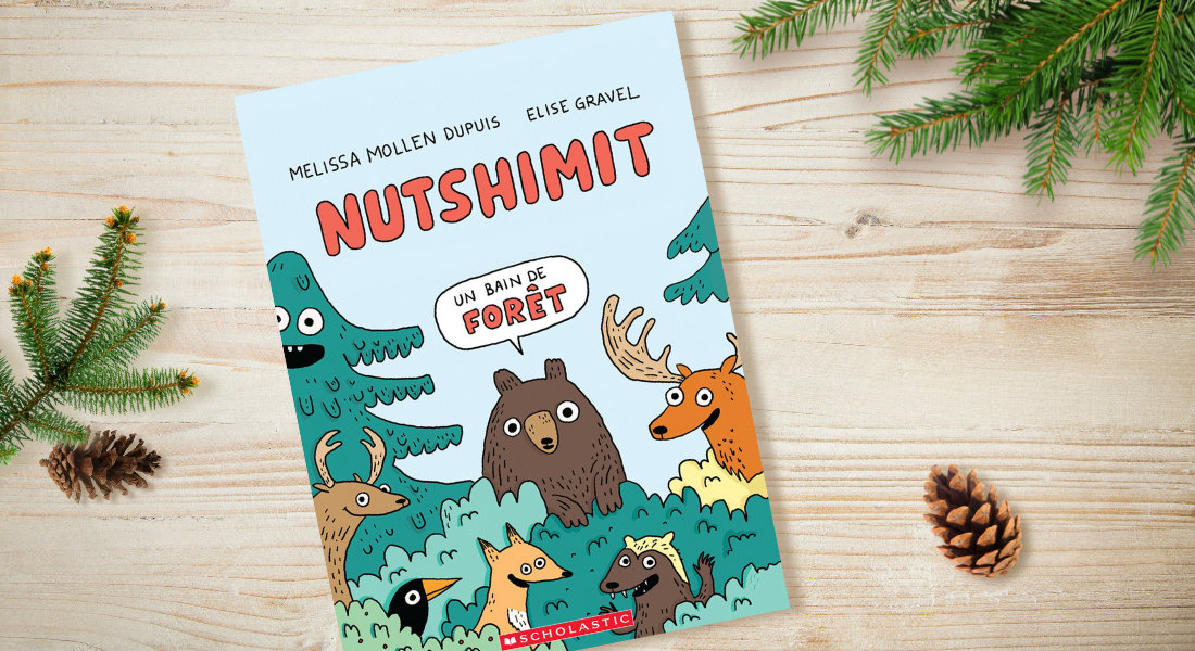 Album jeunesse Nutshimit : Un bain de forêt de Melissa Mollen Dupuis