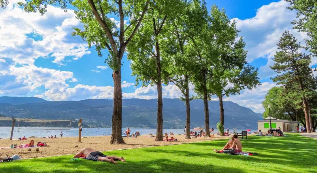 Okanagan Lake Beach Kelowna
