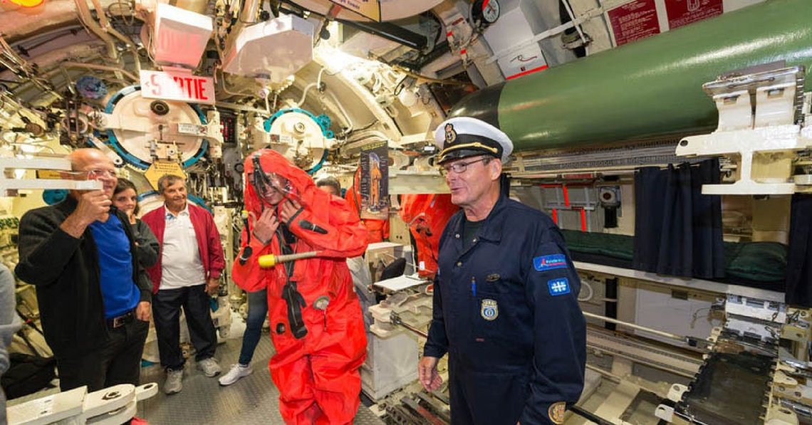 sleep in a submarine