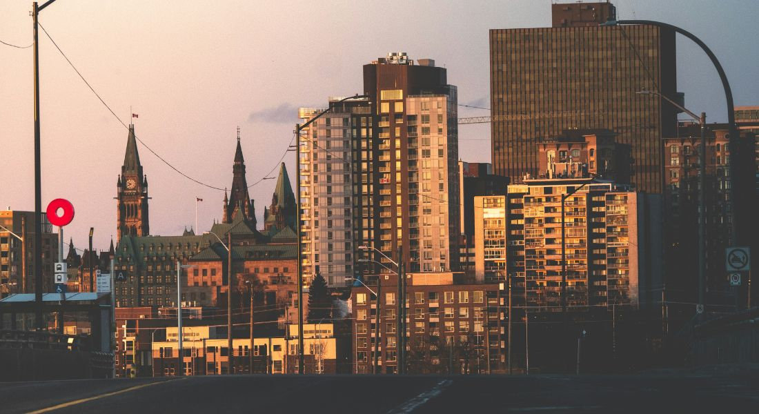 Ottawa City of Ottawa at sunset