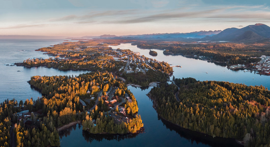 Meilleure période pour visiter l'île de Vancouver Vue sur la Pacific Rim de l'Île de Vancouver