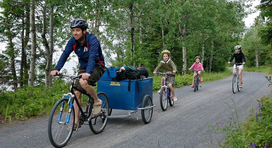 Pointe-Taillon National Park biking trail