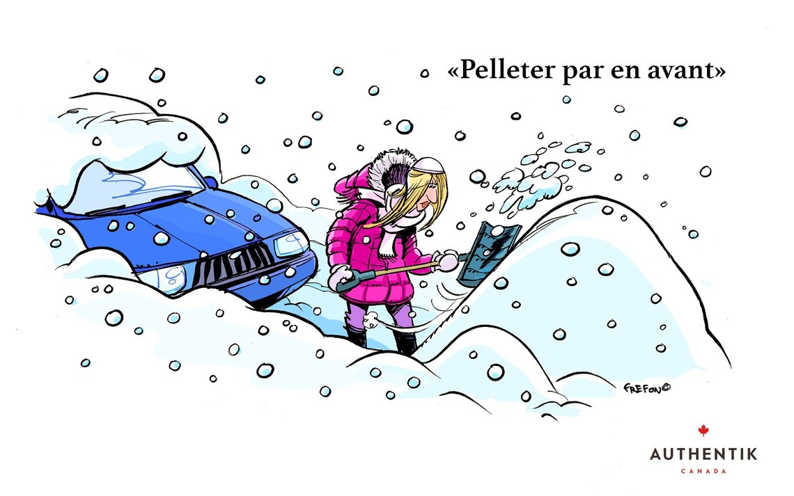 Pelleter par en avant