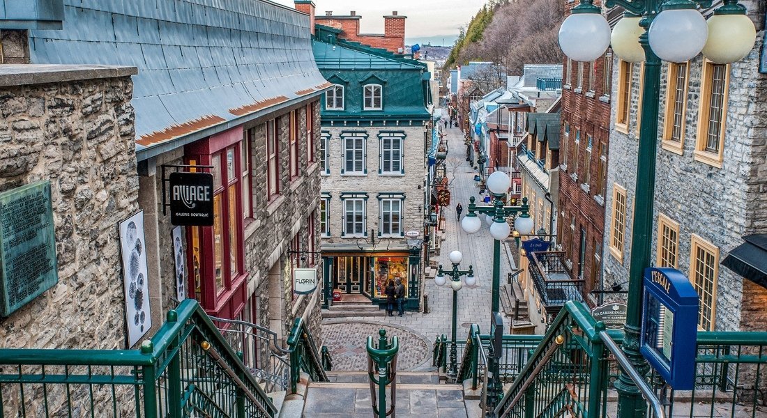 Petit Champlain pedestrian street, Quebec City